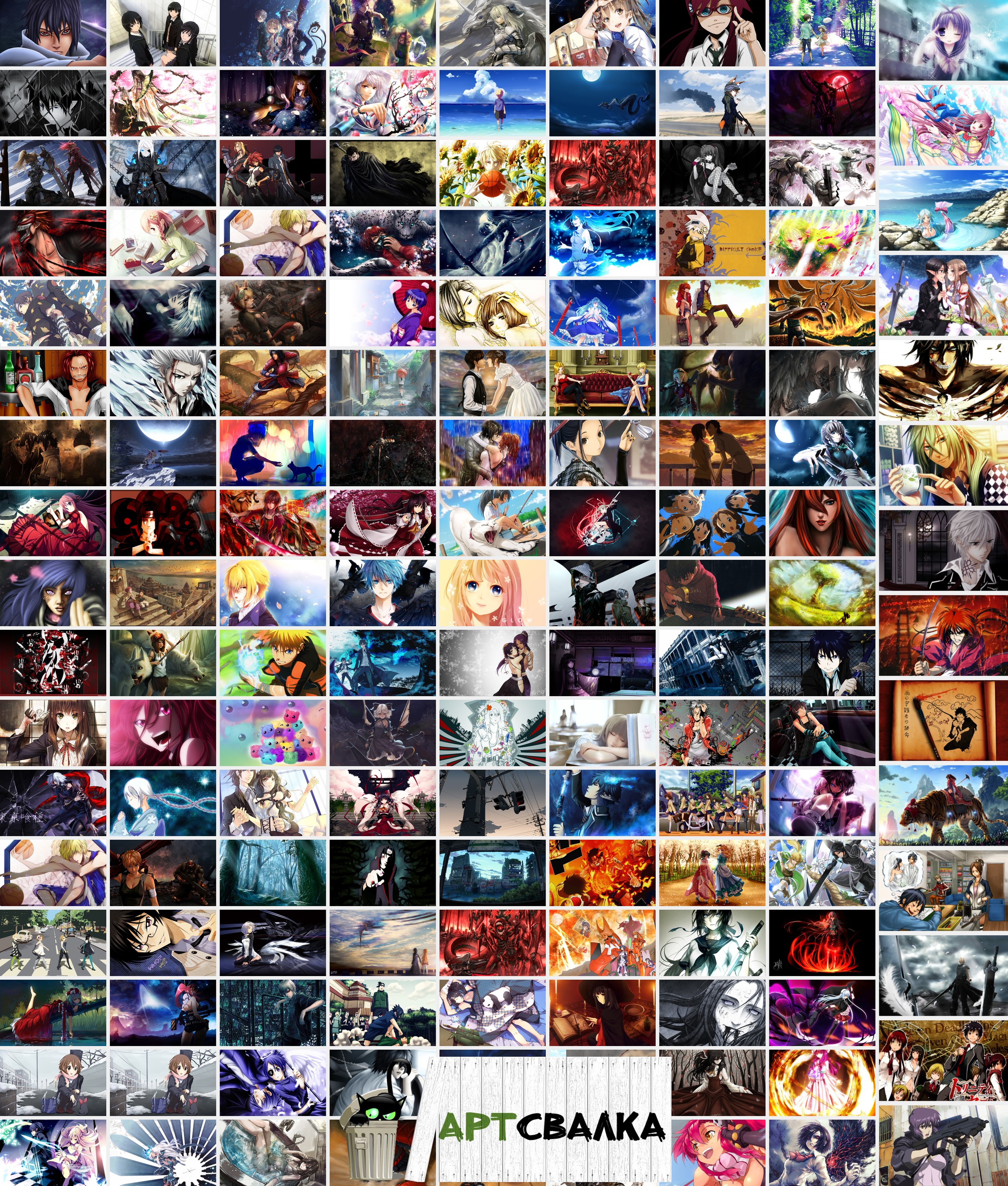 Коллекция Аниме обоев на рабочий стол. | Collection of Anime Wallpapers.